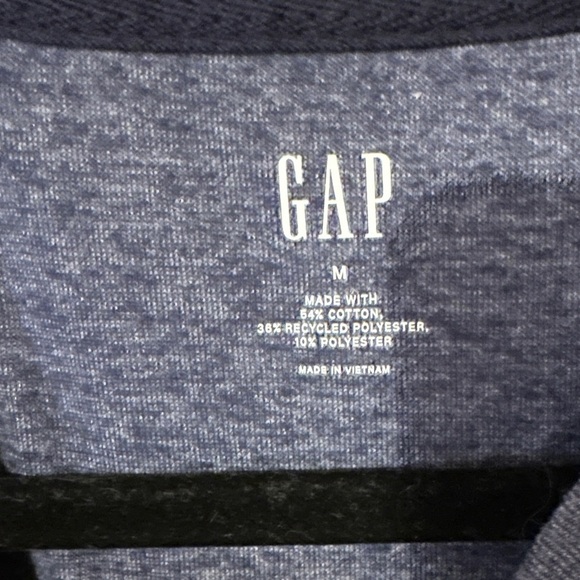 GAP Henley 3 button long sleeve Men M - Picture 9 of 9